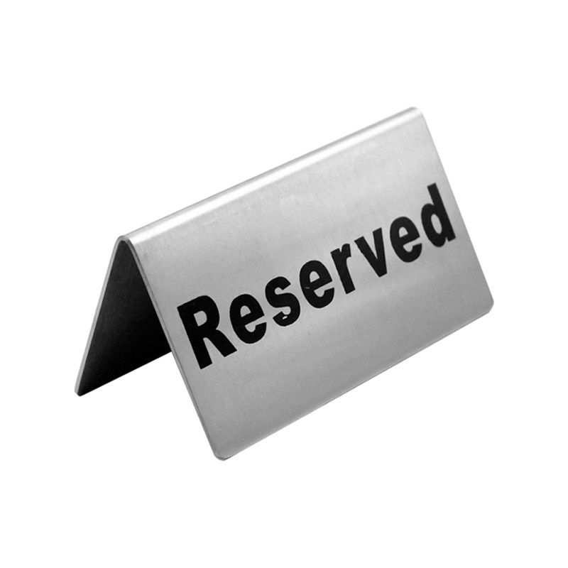 14048 Reserved Table Sign