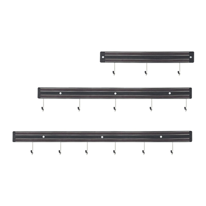 21447 S/S wall magnetic strip with hook