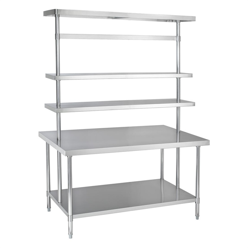 41279 Work Table With Three-Layer Extra Shelf