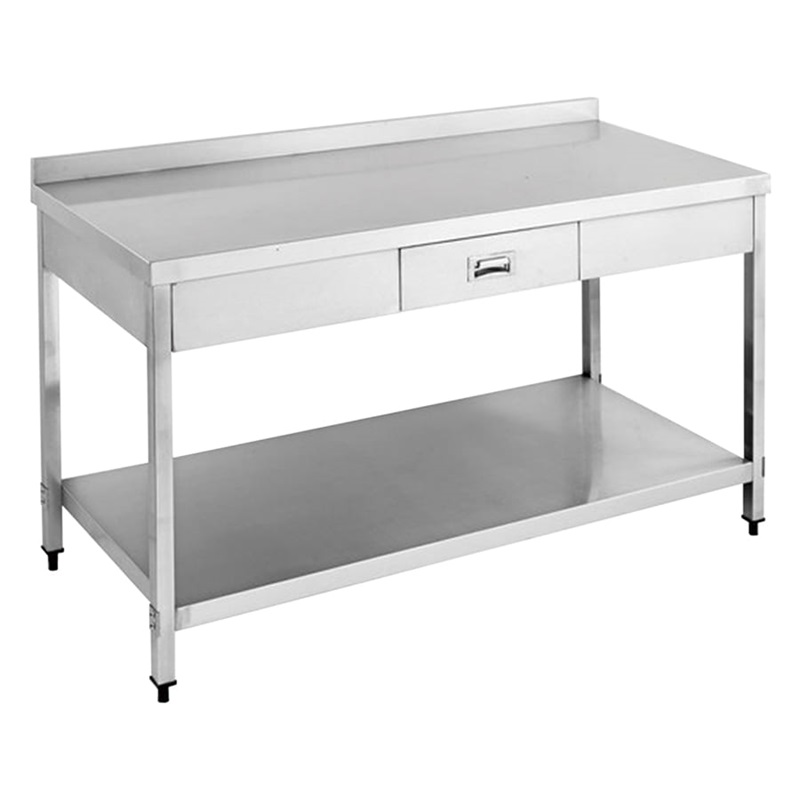 41282 Square Tube Work Table With One Drawer