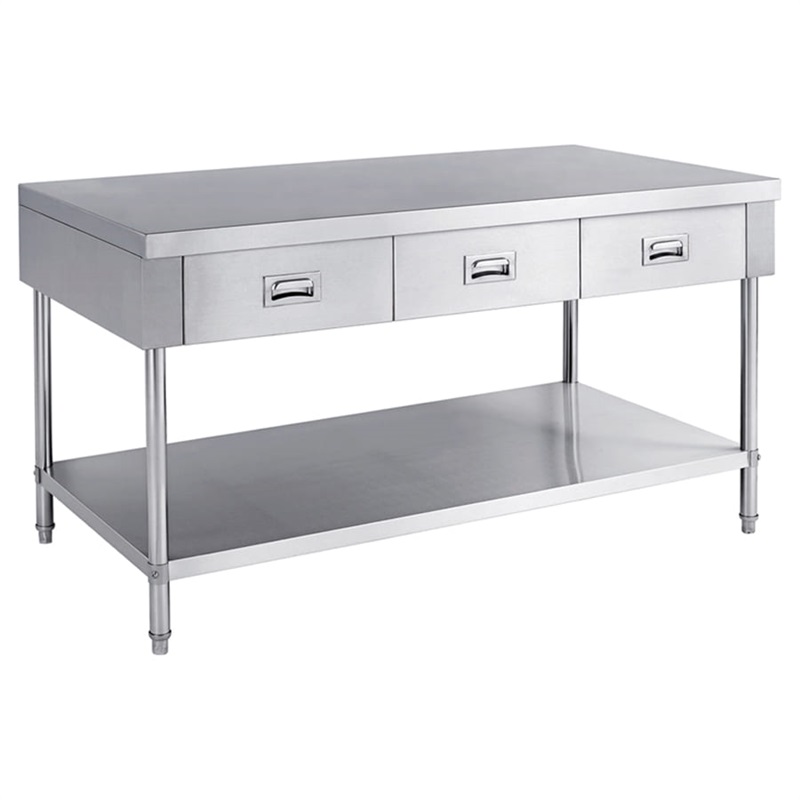 41285 Work Table With One-Layer Extra Shelf