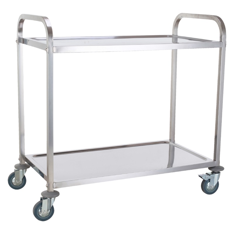 51001 2-Tier Square Tube Serving Trolley