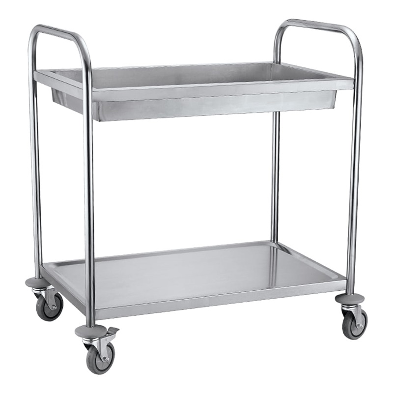 51040 2-Tier Round Tube Collecting Trolley