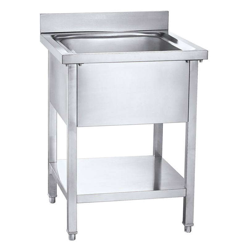43041 Commercial Kitchen Sink With Bottom Shelf
