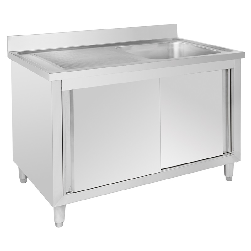 43084 Single sink cabinet with workbench